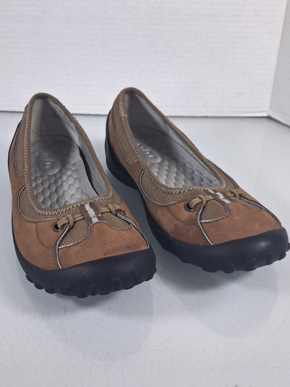 Clarks Women's 6 M Privo  Shoes Comfort Walking Slip On Flats Casual Loafers